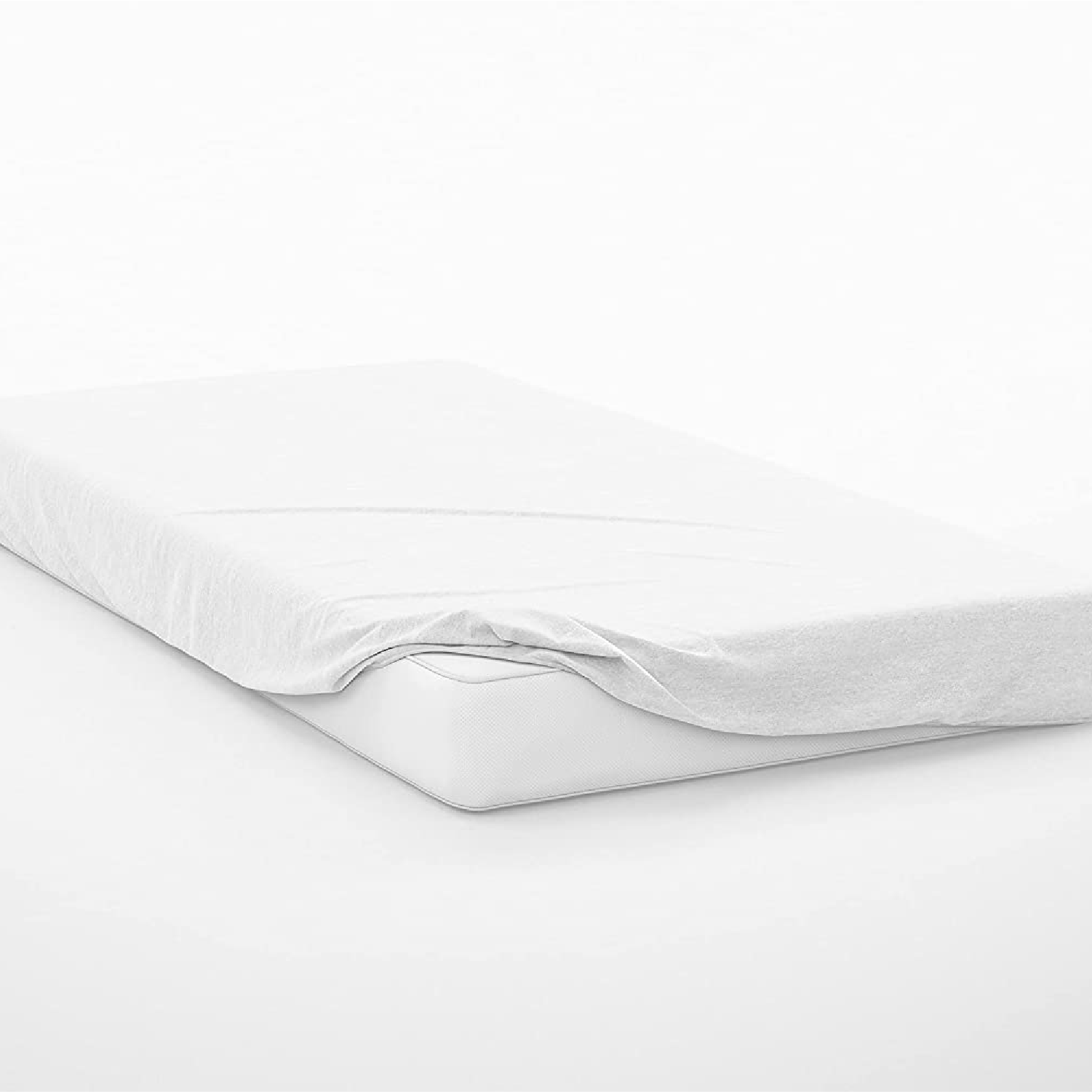 1 Piece Fitted Bed Sheet 100 Egyptian Cotton 600 Thread Count Light