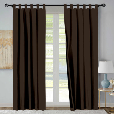 Tab Top 100% Blackout Curtains 1 Panel - Dark Colors