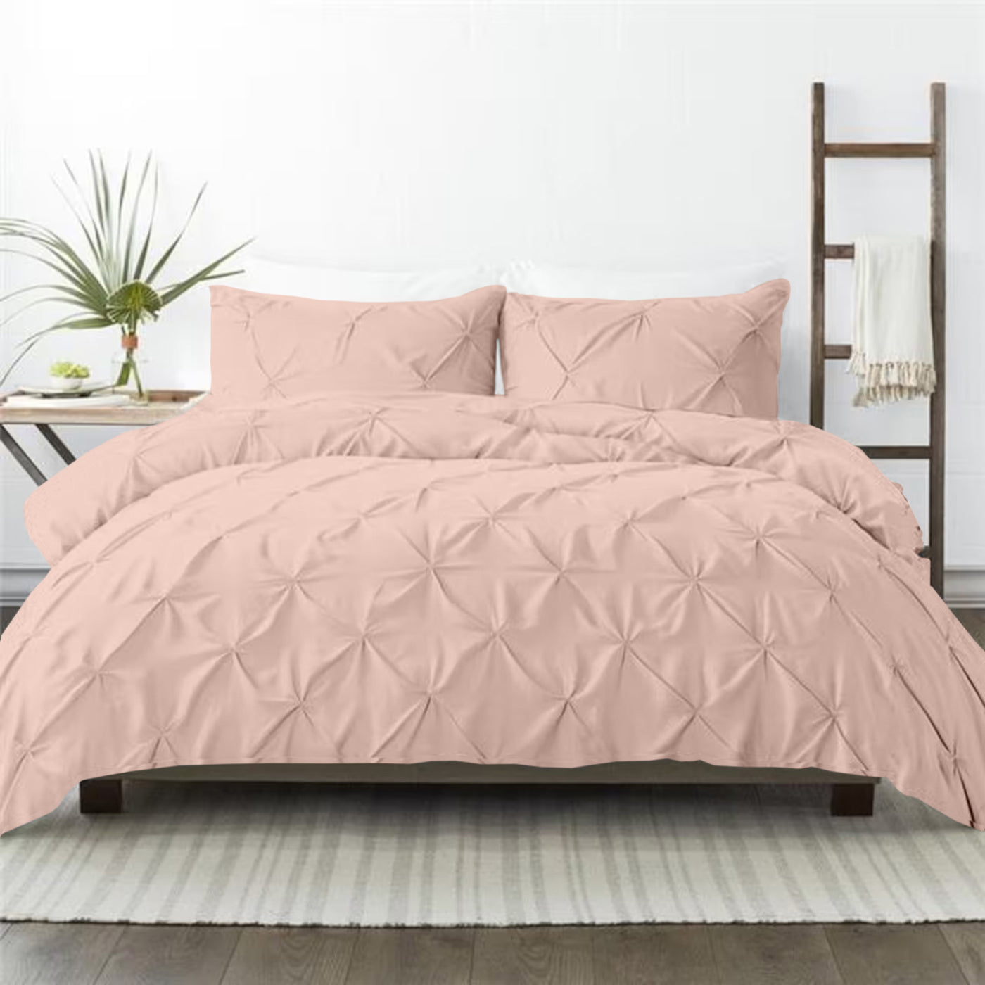 Buy Pinch Pleated 3 Piece Duvet Cover Set Online at Kotton Culture