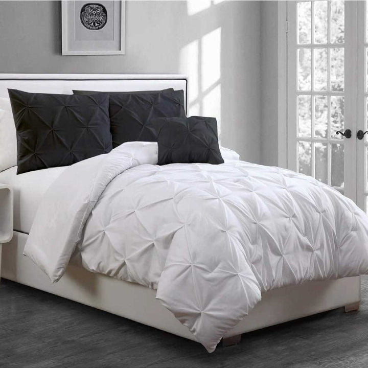 Kotton Culture 2-Pack Egyptian Cotton Pillow Shams - 600 Thread Count, Light Grey, 20x26 Inch