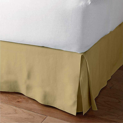 Split Corner Bed Skirt 100% Egyptian Cotton 600 Thread Count